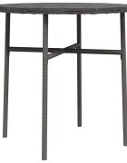 vidaXL szürke polyrattan teázóasztal 45 cm