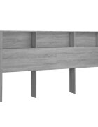 vidaXL szürke sonoma áthidaló szekrény 220x185x1045 cm