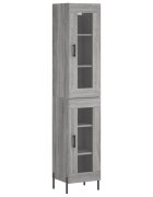 vidaXL szürke sonoma szerelt fa magasszekrény 345 x 34 x 180 cm