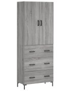 vidaXL szürke sonoma szerelt fa magasszekrény 695 x 34 x 180 cm