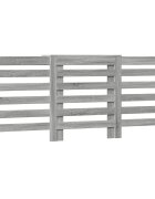 vidaXL szürke sonoma szerelt fa radiátorburkolat 205x215x835 cm