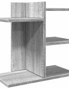 vidaXL szürke sonoma színű szerelt fa asztali szervező 42x215x42 cm