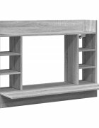 vidaXL szürke sonoma színű szerelt fa fali íróasztal 105 x 48 x 75 cm