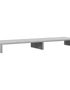 vidaXL szürke sonoma színű szerelt fa monitorállvány 100 x 27 x 10 cm