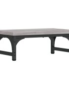 vidaXL szürke sonoma színű szerelt fa monitorállvány 37 x 23 x 14 cm