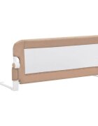 vidaXL szürkésbarna poliészter biztonsági leesésgátló 102 x 42 cm