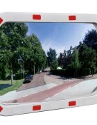 vidaXL Téglalap alakú konvex közlekedési tükör fényvisszaverőkkel 40 x 60 cm