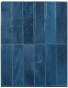 vidaXL Téglalap csempe 50 db Kék 29 x 23 x 008 cm Poliuretán és PET