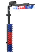 vidaXL Tejkefék Állítható Piros és kék 84 x 10 x 91 cm PVC