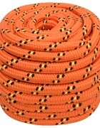 vidaXL Többcélú munkakötél 20 mm 100 m Narancssárga PP
