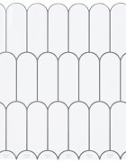 vidaXL Toll Csempe 10 db Fehér szürke 30 x 30 cm Poliuretán és PET