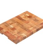 vidaXL tömör akácfa vágódeszka 50 x 34 x 38 cm