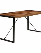 vidaXL tömör akácfából étkezőasztal 160 x 80 x 75 cm