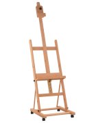 vidaXL tömör bükkfa festőállvány 55x535x178 cm
