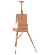 vidaXL tömör bükkfa festőállvány 81 x 121 x 173 cm