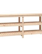 vidaXL tömör fenyőfa munkapad 181 x 50 x 80 cm