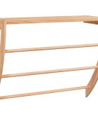 vidaXL tömör fenyőfa törülközőtartó 60 x 255 x 49 cm