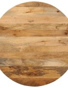 vidaXL tömör mangófa kerek asztallap Ø70 x 38 cm
