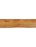vidaXL tömör mangófa természetes élű asztallap 160 x 40 x 25 cm