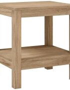 vidaXL tömör tíkfa fürdőszobai kisasztal 45 x 35 x 45 cm