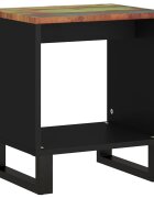 vidaXL tömör újrahasznosított és szerelt fa dohányzóasztal 40x31x46 cm