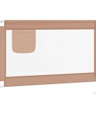 vidaXL tópszínű szövet biztonsági leesésgátló 100 x 25 cm