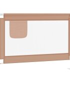 vidaXL tópszínű szövet biztonsági leesésgátló 90 x 25 cm