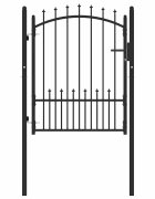 vidaXL Tüskés kerítési kapu EMMEN 104 x 1095 cm Zárolható