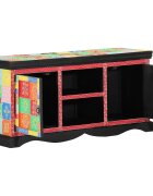 vidaXL TV szekrény 100 x 35 x 50 cm Sokszínű Tömör Mangófát