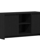 vidaXL TV szekrény 102 x 375 x 525 cm Fekete tölgy Szerelt Fa