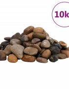 vidaXL vegyes színű csiszolt kavics 2-5 cm 10 kg