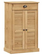 vidaXL VIGO tömör fenyőfa cipőszekrény 60x35x96 cm