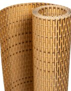vidaXL világosbarna polyrattan erkélyparaván 300 x 80 cm