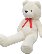 vidaXL XXL fehér puha játék plüssmackó 160 cm