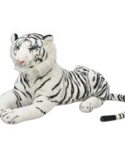 vidaXL XXL fehér tigris plüssjáték