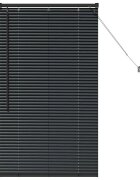 vidaXL Zsaluzia Fekete 130 x 70 cm 25 mm Alumínium