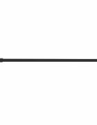 vidaXL Zuhanykabin merevítő rúd 575 cm 68/ mm üveghez Fekete