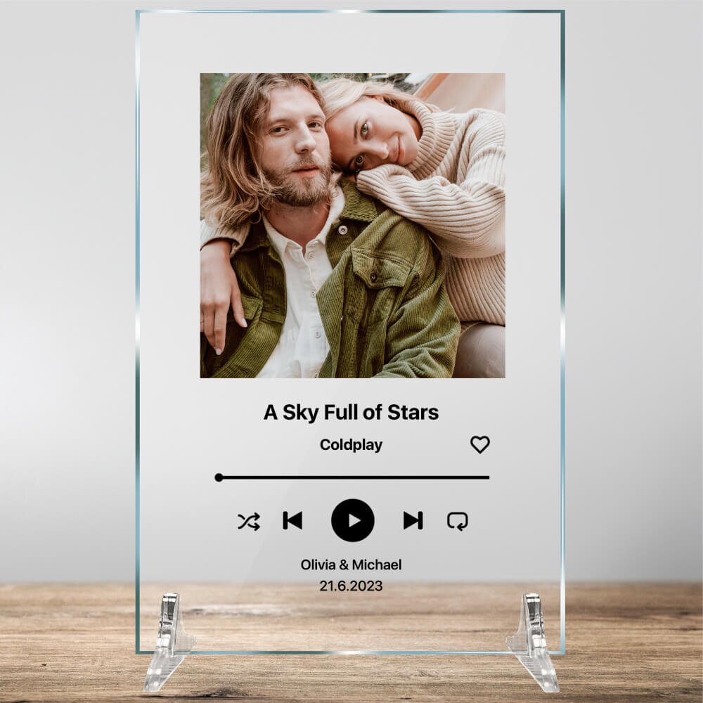 INSPIO Dal üvegen Spotify üveglap