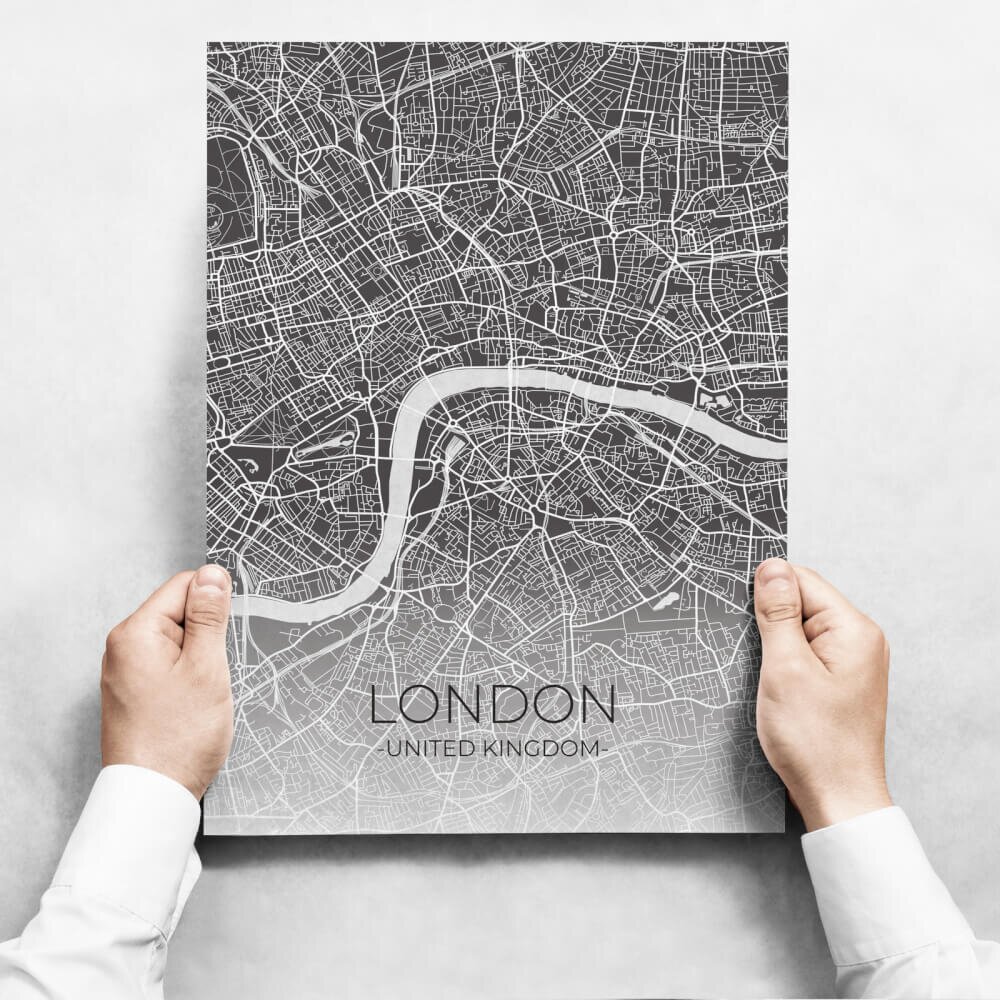 INSPIO Fali dekoráció - Map Of London