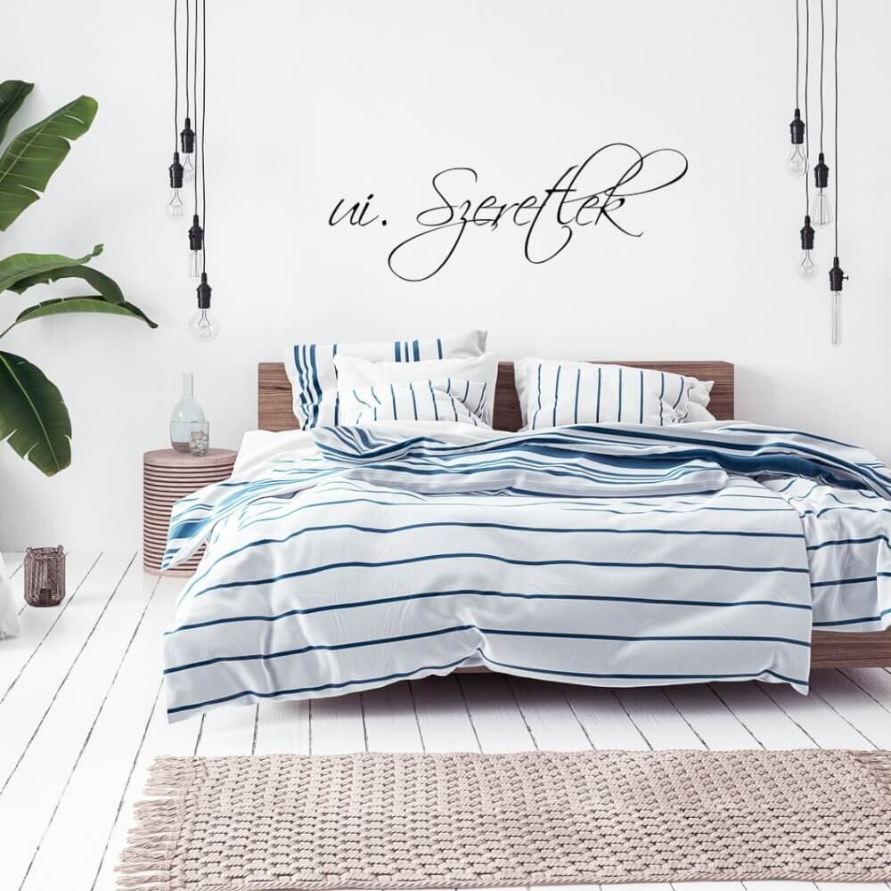 INSPIO Falmatrica hálószobába - ui. Szeretlek falmatrica