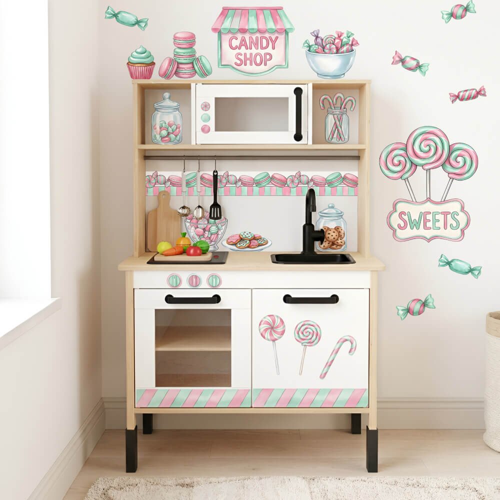 INSPIO IKEA DUKTIG konyhai matricakészlet - Candy Shop