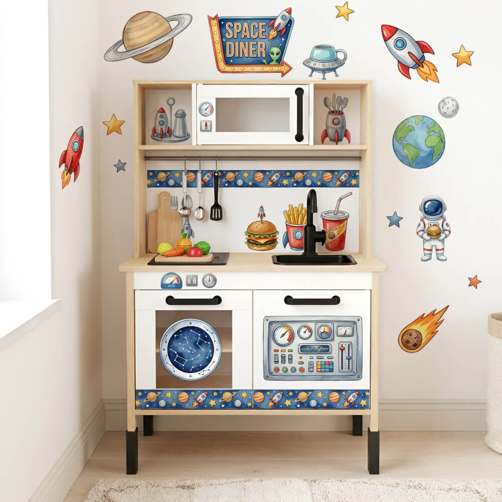 INSPIO IKEA DUKTIG konyhai matricakészlet - Space Dinner