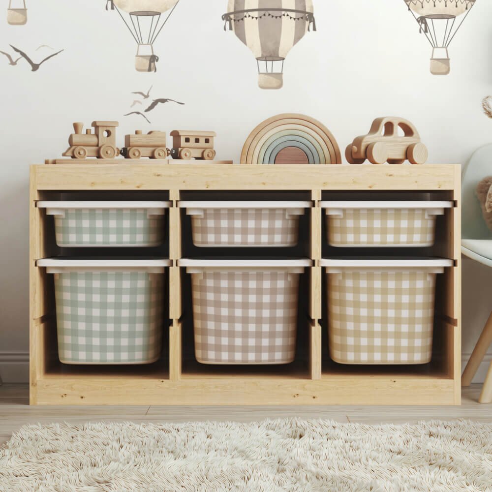 INSPIO IKEA TROFAST doboz matrica - kockás minta