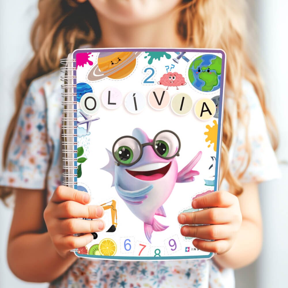 INSPIO Interaktív XXL IQ könyv iskolásoknak - hat és kilenc év közötti gyerekeknek