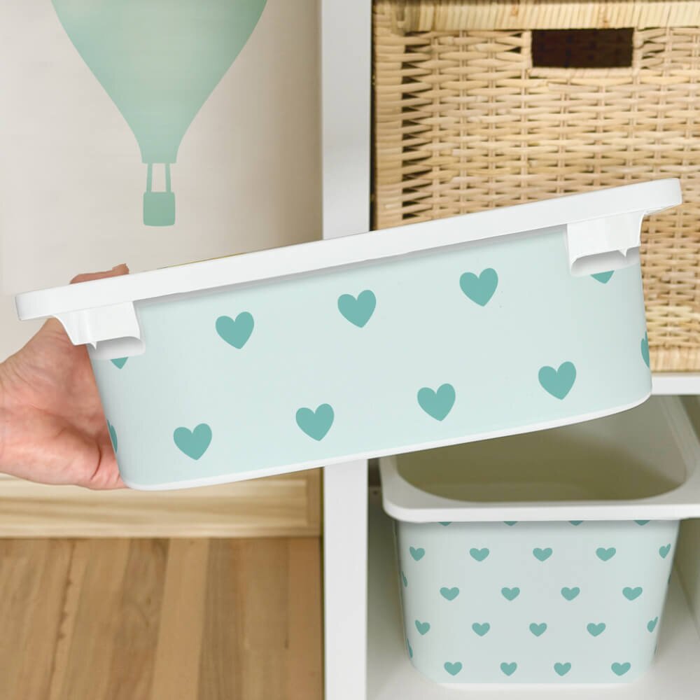 INSPIO Matrica IKEA TROFAST dobozhoz - Borsmenta szívek