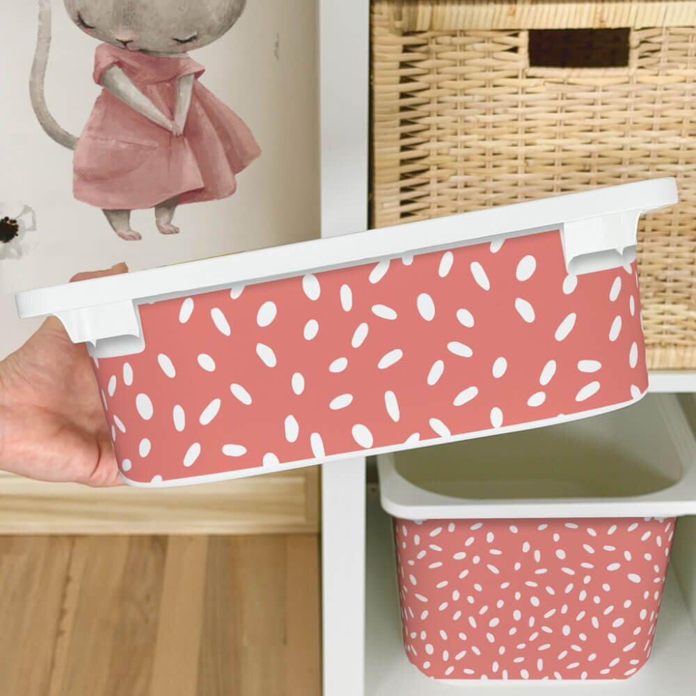 INSPIO Matrica IKEA TROFAST dobozhoz - Korall BOHO minta