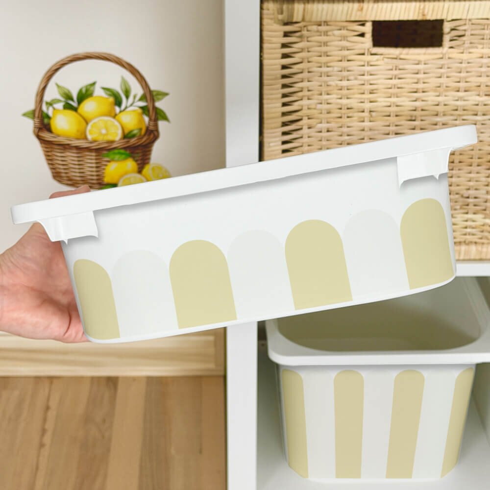 INSPIO Matrica IKEA TROFAST dobozhoz - Sárga ívek