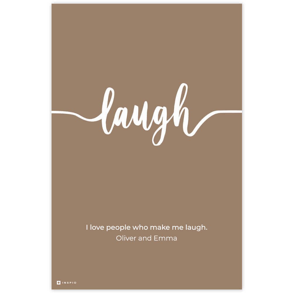 INSPIO Modern képek - LAUGH ne felejts el mosolyogni