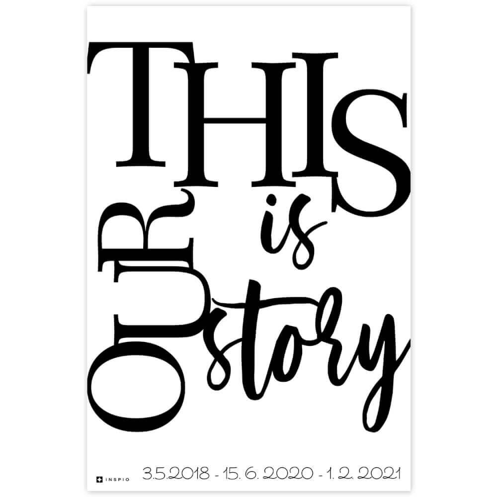 INSPIO Modern képek - THIS IS OUR STORY