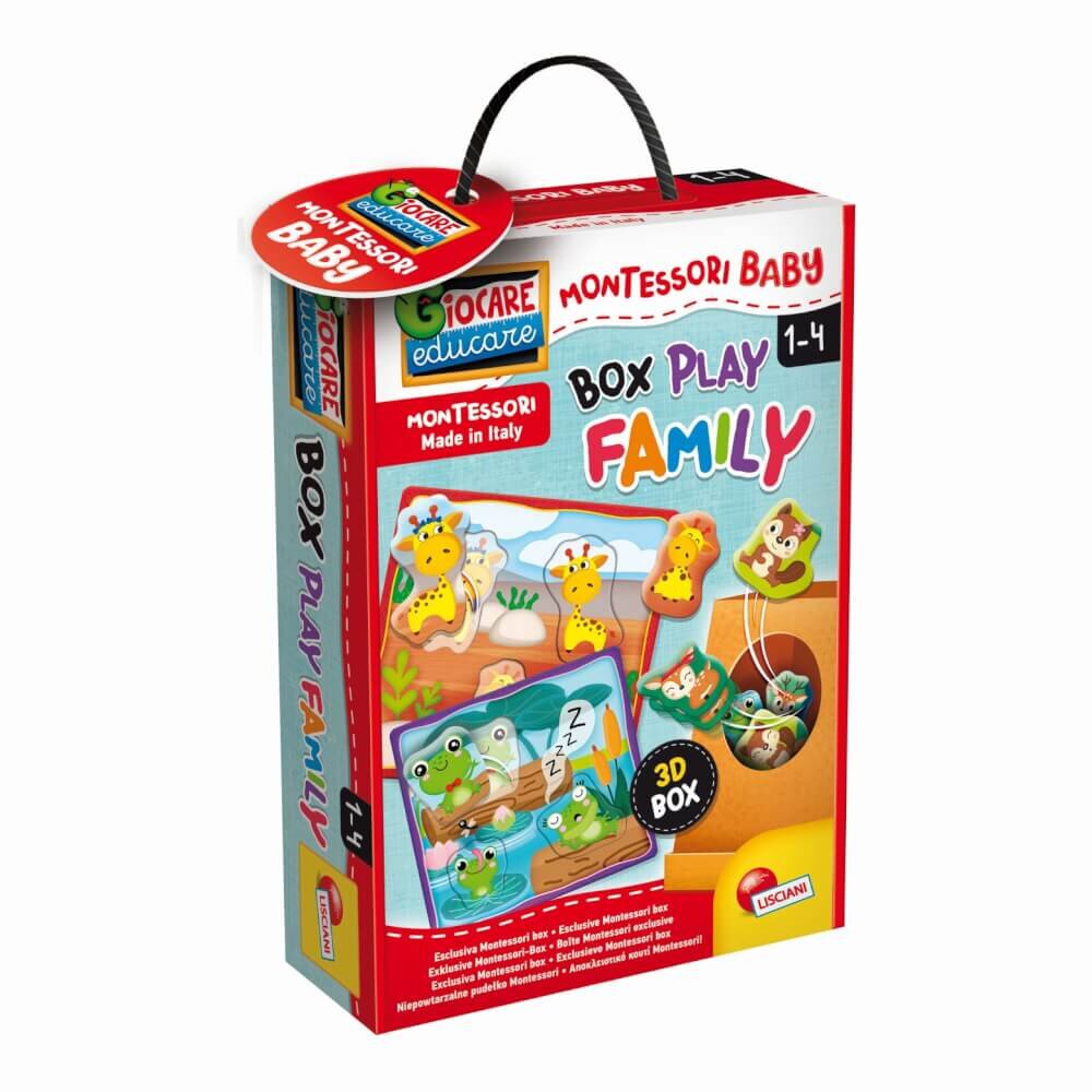 INSPIO MONTESSORI BABY BOX PLAY FAMILY - Beillesztős játék kisállatok
